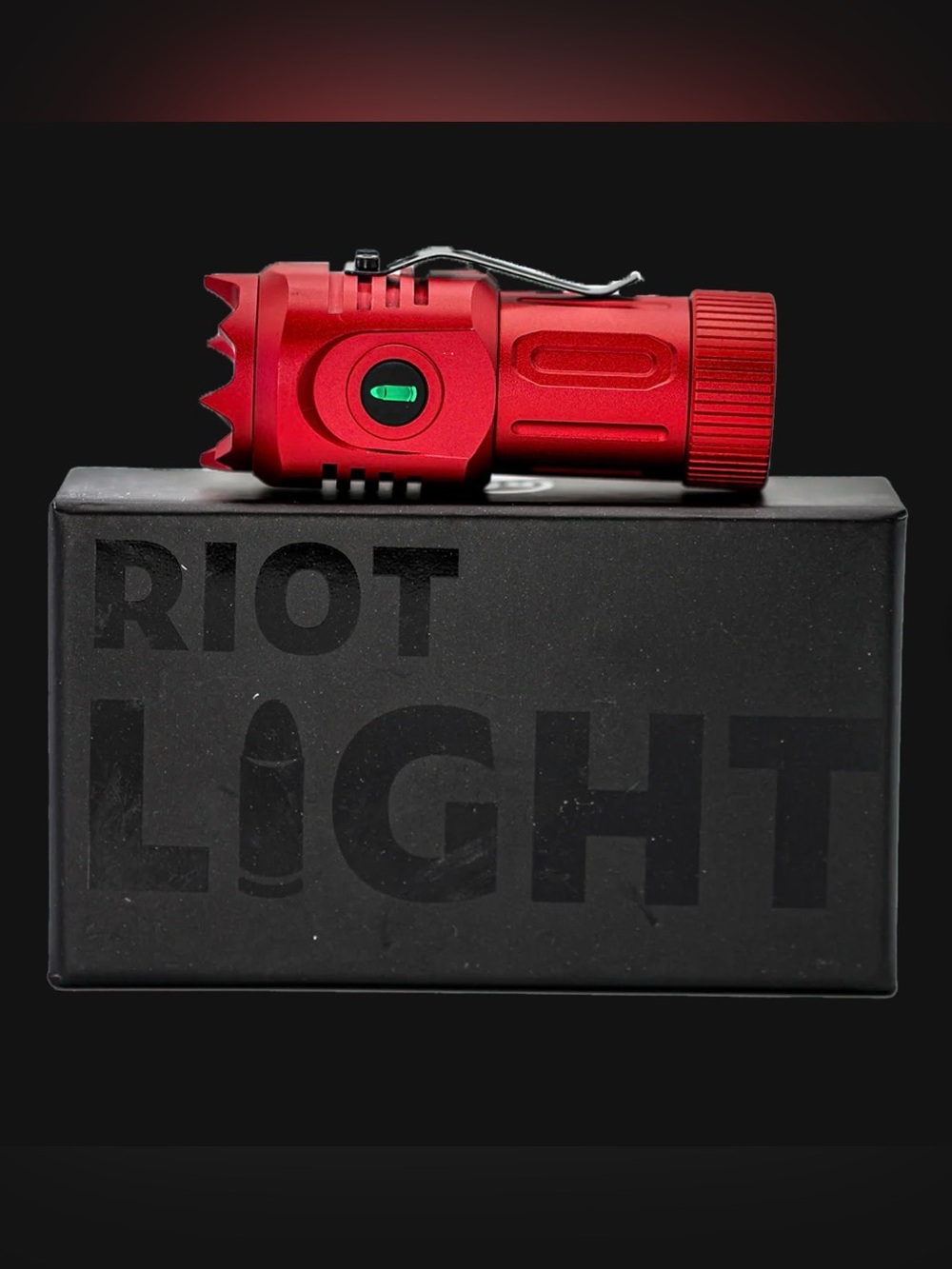 RIOT Light Battery 2200 Compact Red Tactical Flashlight New Original Packaging